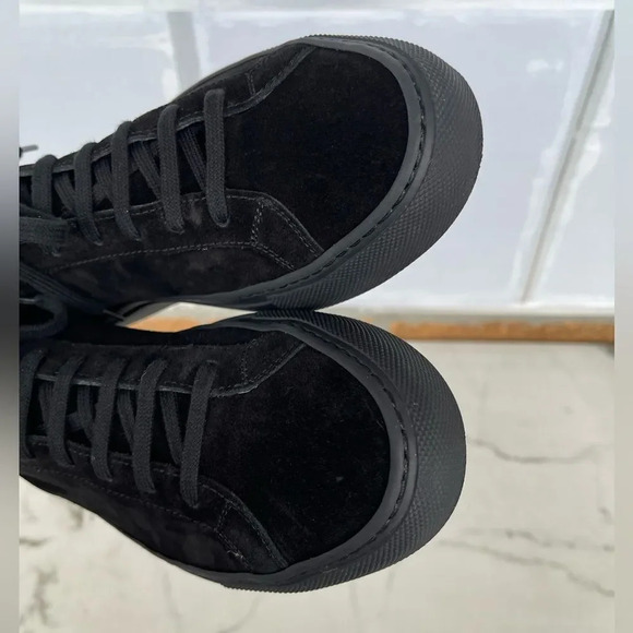 Woman by Common Projects Original Achilles Low Black Sneaker Shoe Size 39/9 - Picture 9 of 13